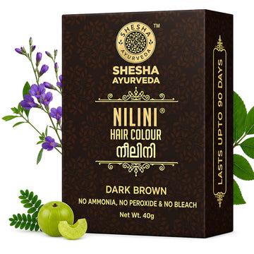 Shesha Ayurveda Nilini Miraculous Hair Color Kit - Dark Brown