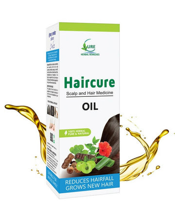 Cure Herbal Remedies Haircure Scalp and Hair Medicine Oil