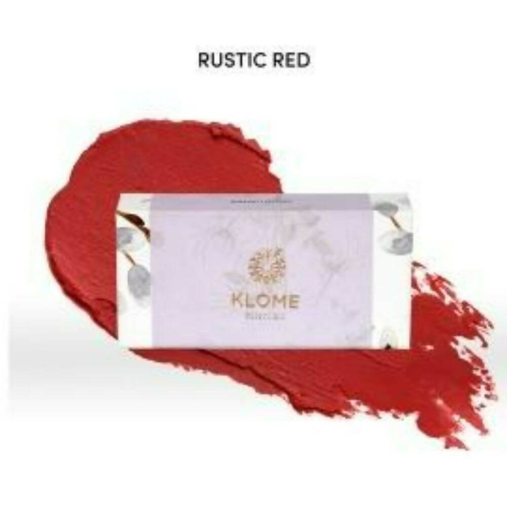 Klome Essentials Vegan Matte Lipstick-Rustic Red