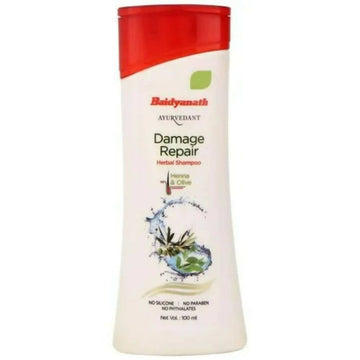Baidyanath Jhansi Ayurvedant Damage Repair Herbal Shampoo  Henna & Olive