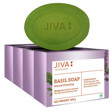 Jiva Ayurveda Basil Bathing Soap