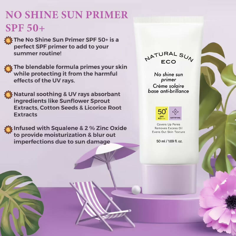 The Face Shop Natural Sun Eco No Shine Sun Primer SPF 50+ - Korean Skincare