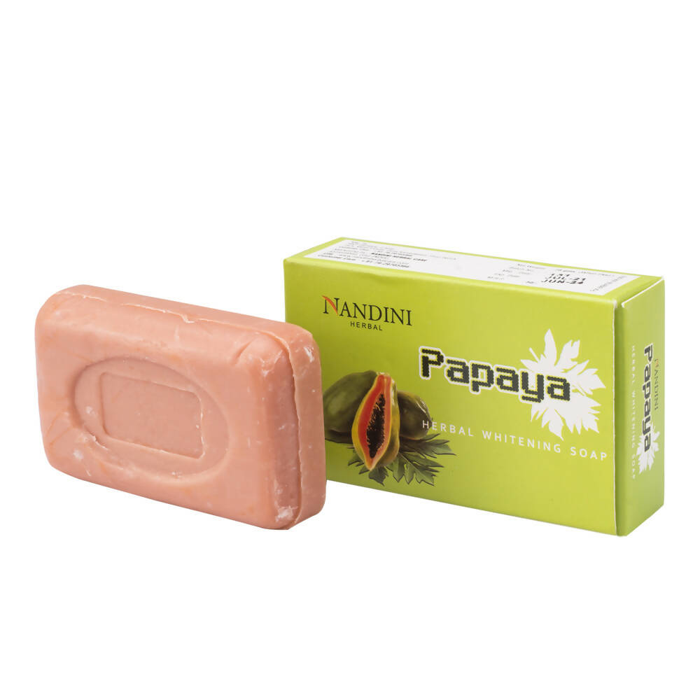 Nandini Herbal Papaya Whitening Soap