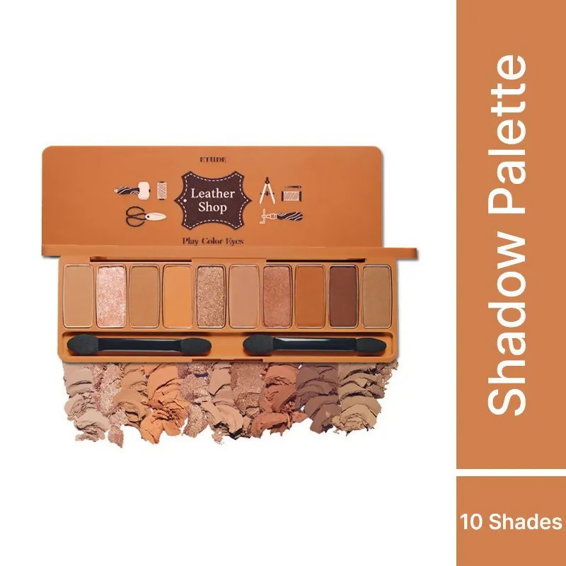 Etude House Play Color Eyes Leather Shop - 10 Color Eye Shadow Palette