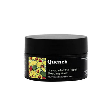 Quench Botanics Bravocado Skin Repair Night Gel Cream with Avocado Vitamins C & E - Korean Skincare