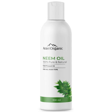 Aravi Organic 100 % Pure Cold Pressed Neem Oil