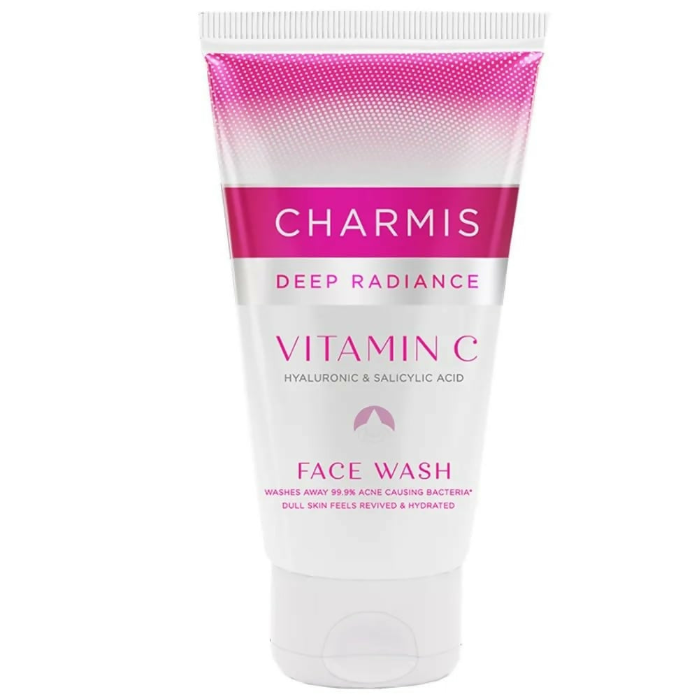 Charmis Deep Radiance Vitamin C Face Wash with Hyaluronic Acid & Salicylic Acid