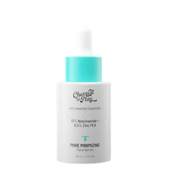 Chemist At Play Pore Minimizing Face Serum For Oily Skin with Visible Pores, Controls Excess Sebum, Oil Production