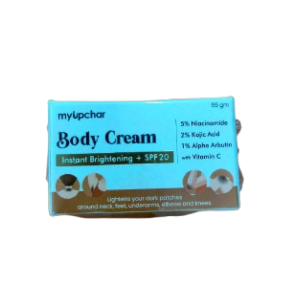 myUpchar Ayurveda Body Cream for Instant Brightening + SPF 20