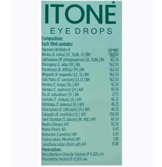 Itone Herbal Eye Drops - 10 ml