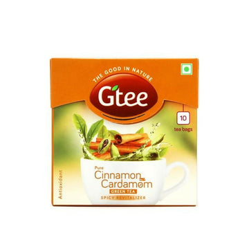 Gtee Green Tea Bags - Cinnamon & Cardamom