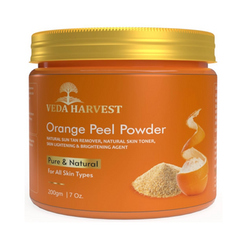Veda Harvest Orange Peel Powder For Skin Lightening Face Pack