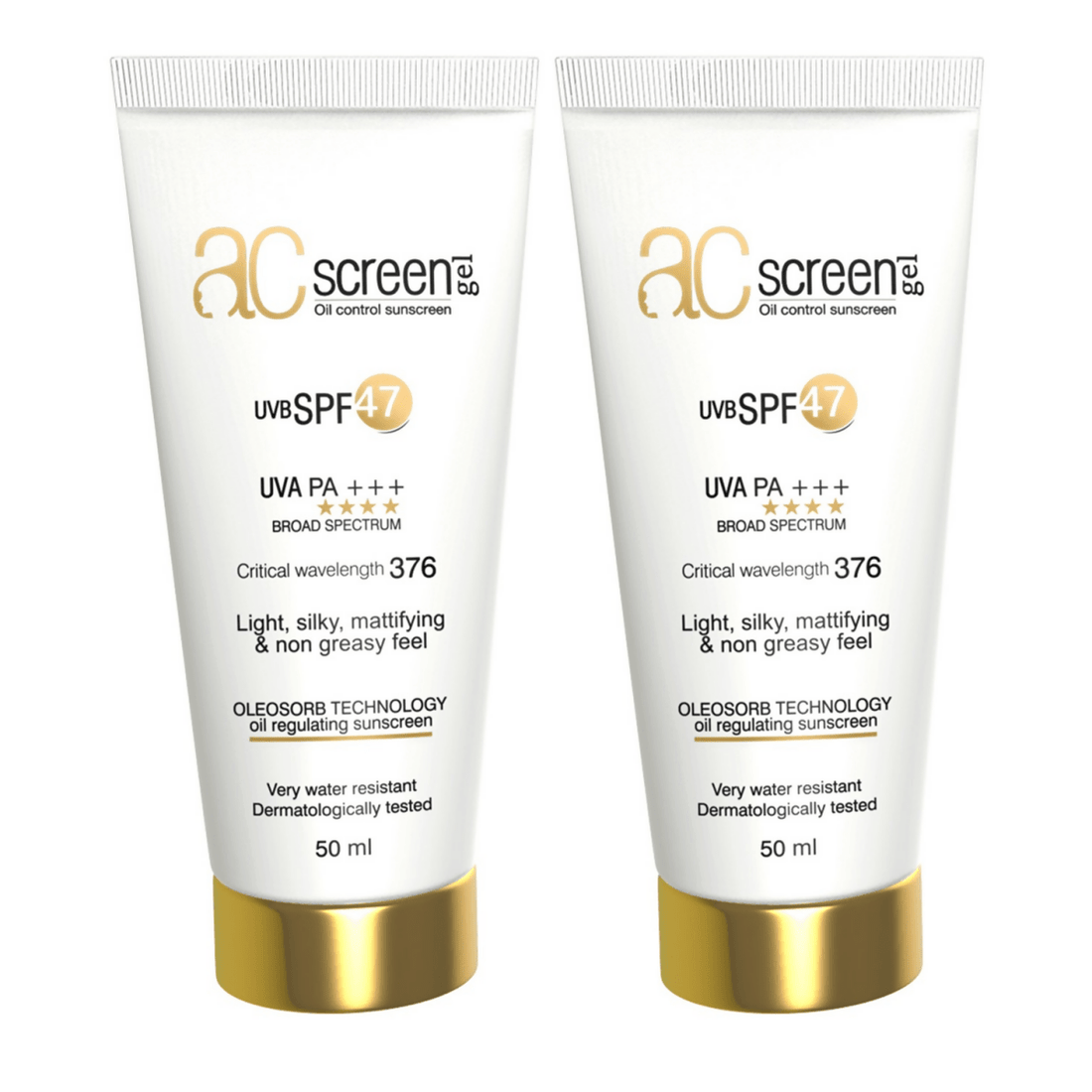 Acscreen Sunscreen For Oily And Acne Skin (UVB SPF 47) UVA PA +++