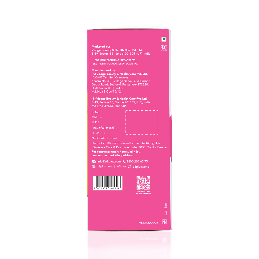 Professional O3+ Oil De Moroccan With Pure Argan Serum For All Hair Types