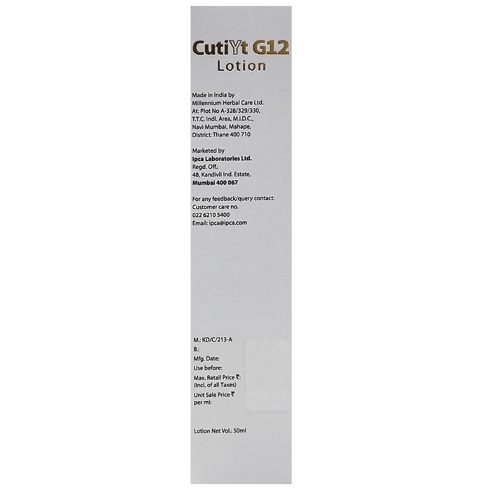 Cutiyt G12 Lotion For All Skin Type