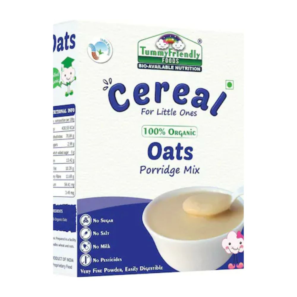 TummyFriendly Foods Certified Organic Oats Porridge Mix for 6 Months Old