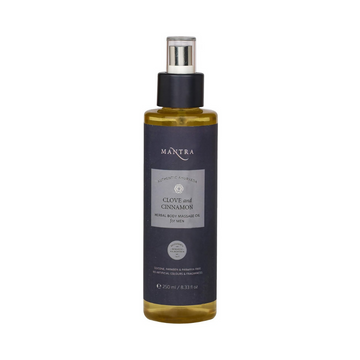Mantra Herbal Clove & Cinnamon Herbal Body Massage Oil For Men