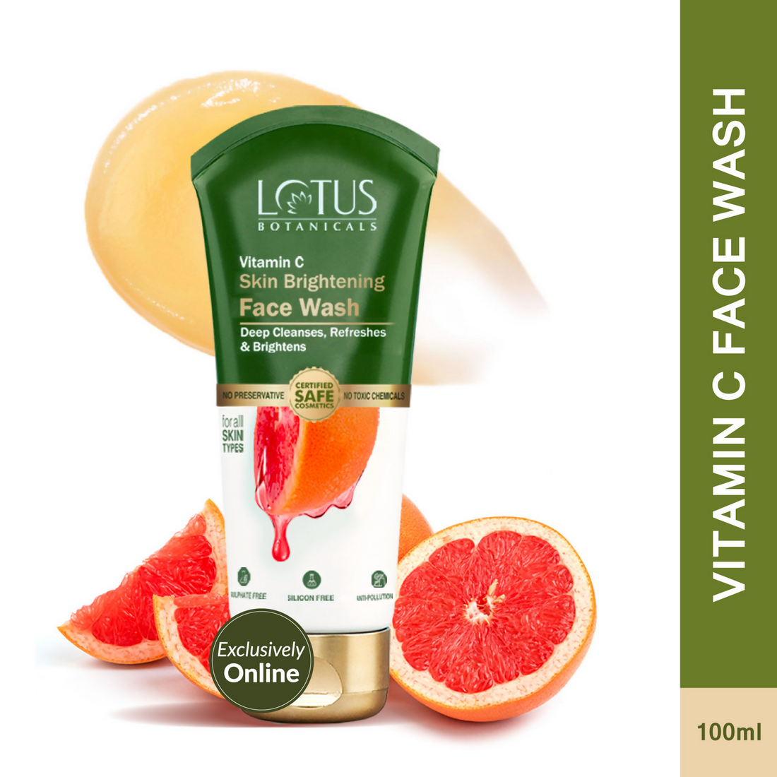 Lotus Botanicals Vitamin C Skin Brightening Face Wash