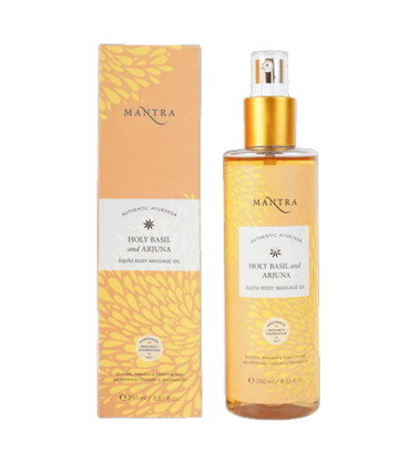 Mantra Herbal Holy Basil and Arjuna Kapha Body Massage Oil