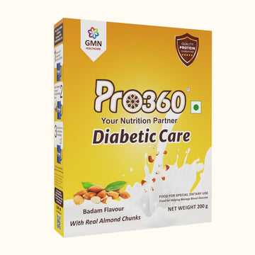 Pro360 Diabetic Care Protein Powder - Badam Flavour