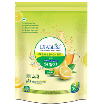 Diabliss Herbal Lemon Tea With Diabetic Friendly Sugar