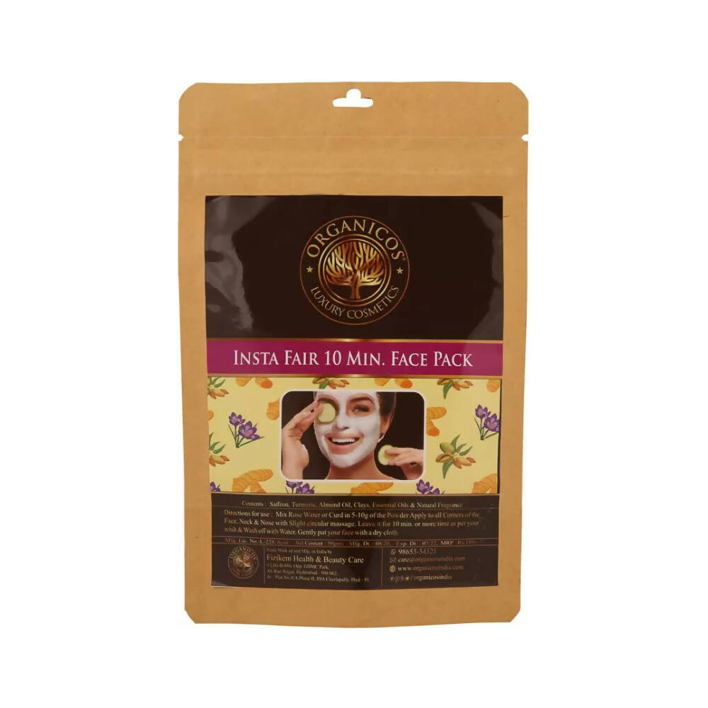 Organicos Insta Fair 10 Min Face Pack