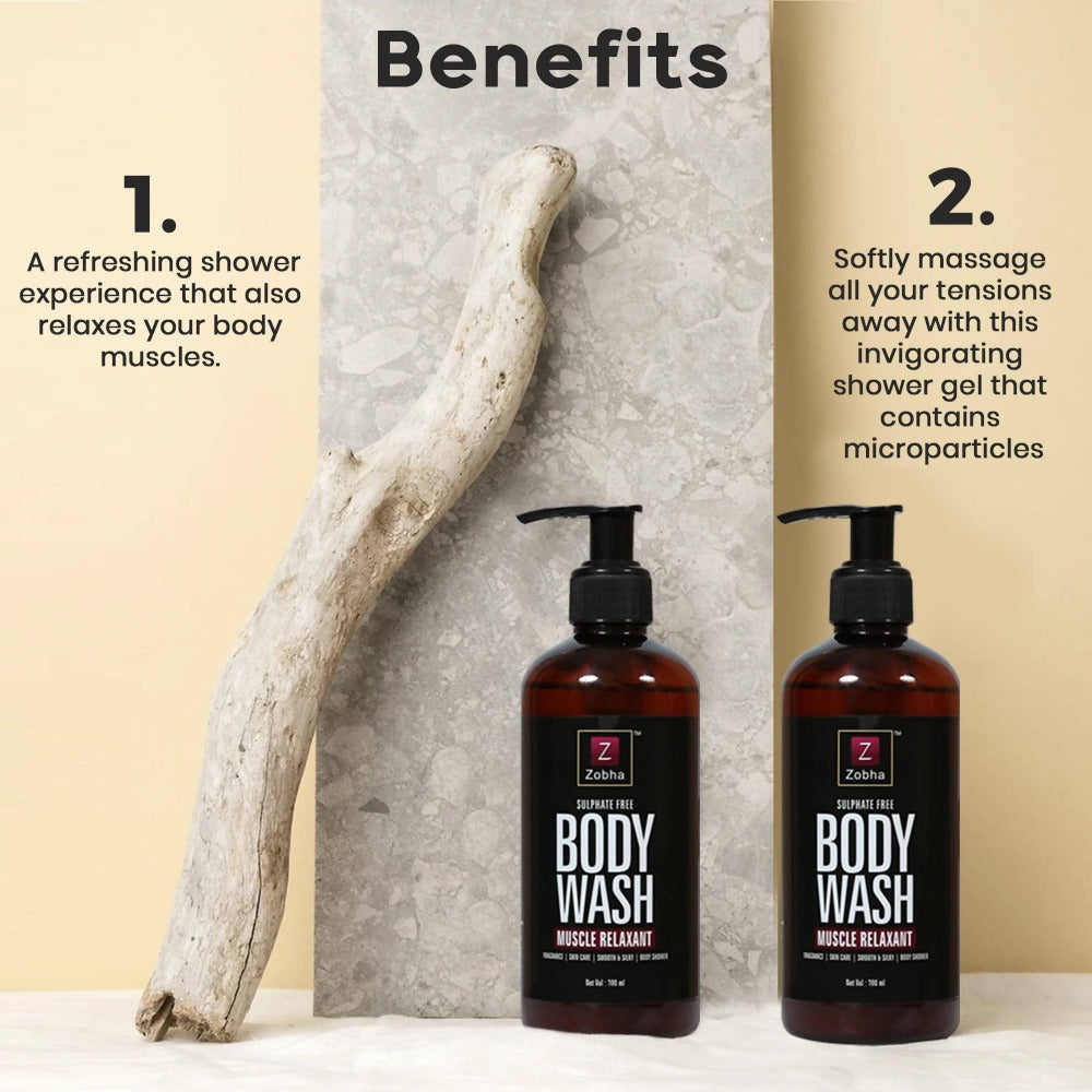 Zobha Sulphate Free Body Wash Muscle Relaxant