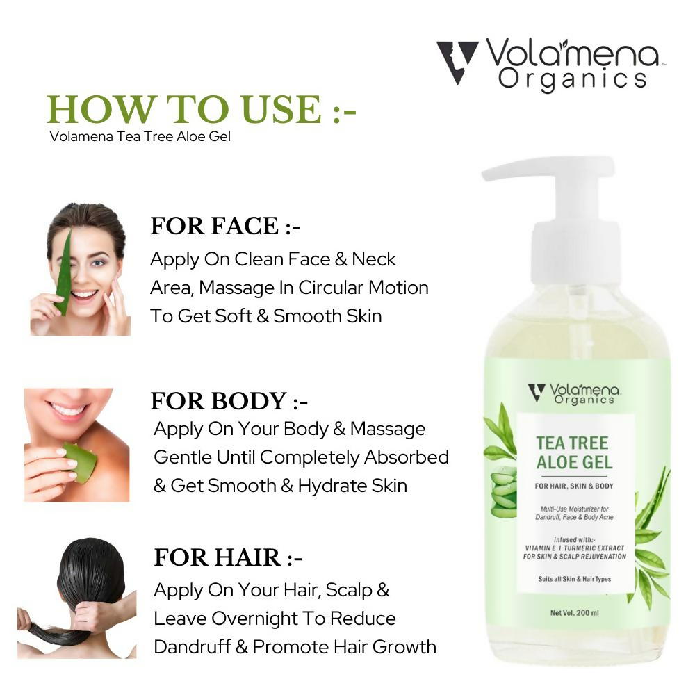 Volamena Tea Tree Aloe Vera Gel