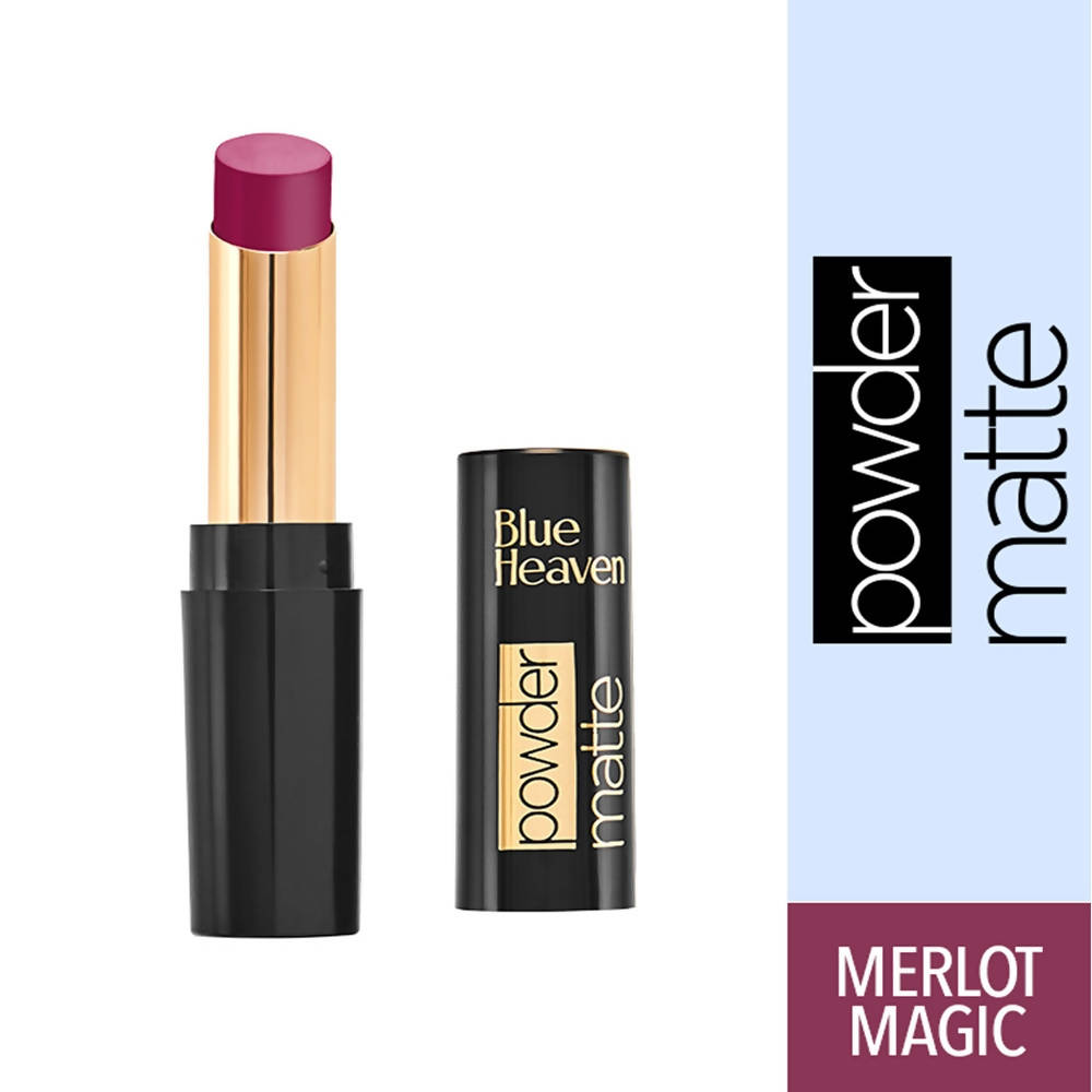 Blue Heaven Powder Matte Lipstick Merlot Magic