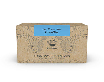 Tea Sense Blue Chamomile Green Tea Bags Box
