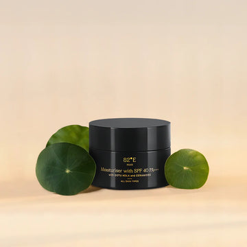 82°E By Deepika Padukone Moisturiser With SPF 40 PA+++ With Gotu kola and Ceramides, Hydrates Skin