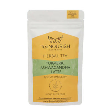 TeaNourish Turmeric Ashwagandha Latte Herbal Tea
