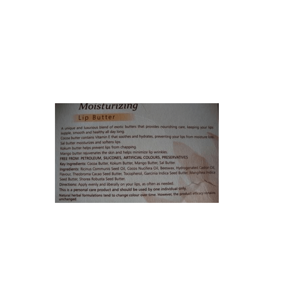 Himalaya Herbals Natural Moisturizing Lip Butter