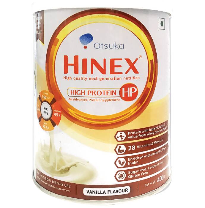 Hinex HP High Protein Powder - Vanilla Flavor