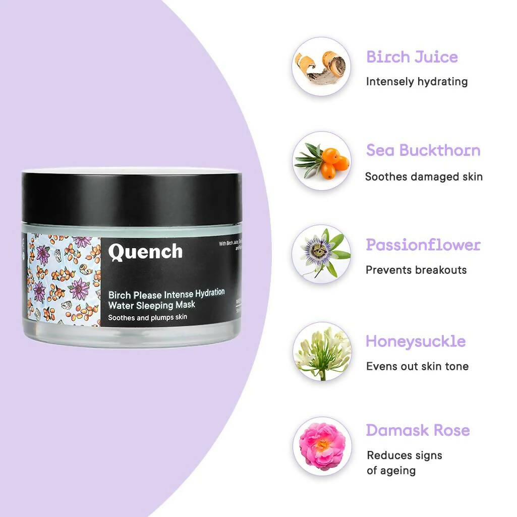 Quench Botanics Birch Please Intense Hydration Water Sleeping Mask - Korean Skincare