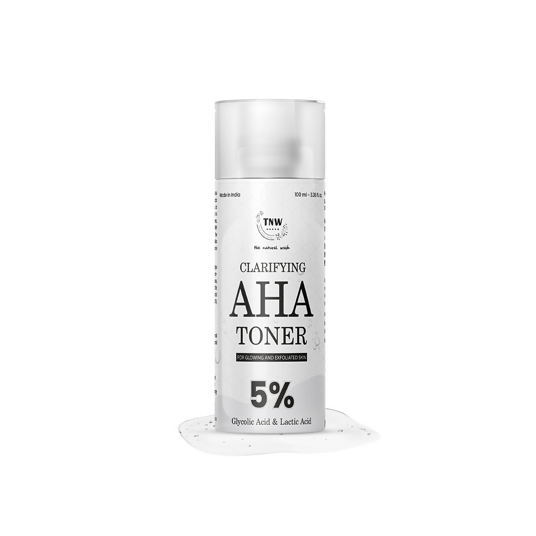 The Natural Wash Clarifying AHA Toner With 5% Glycolic & Lactic Acid