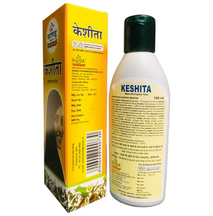 Sandu Keshita Maha Bhringaraj Taila
