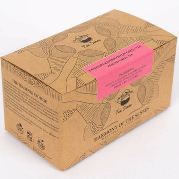 Tea Sense Kashmiri Kahwa Detox Green Tea Bags Box