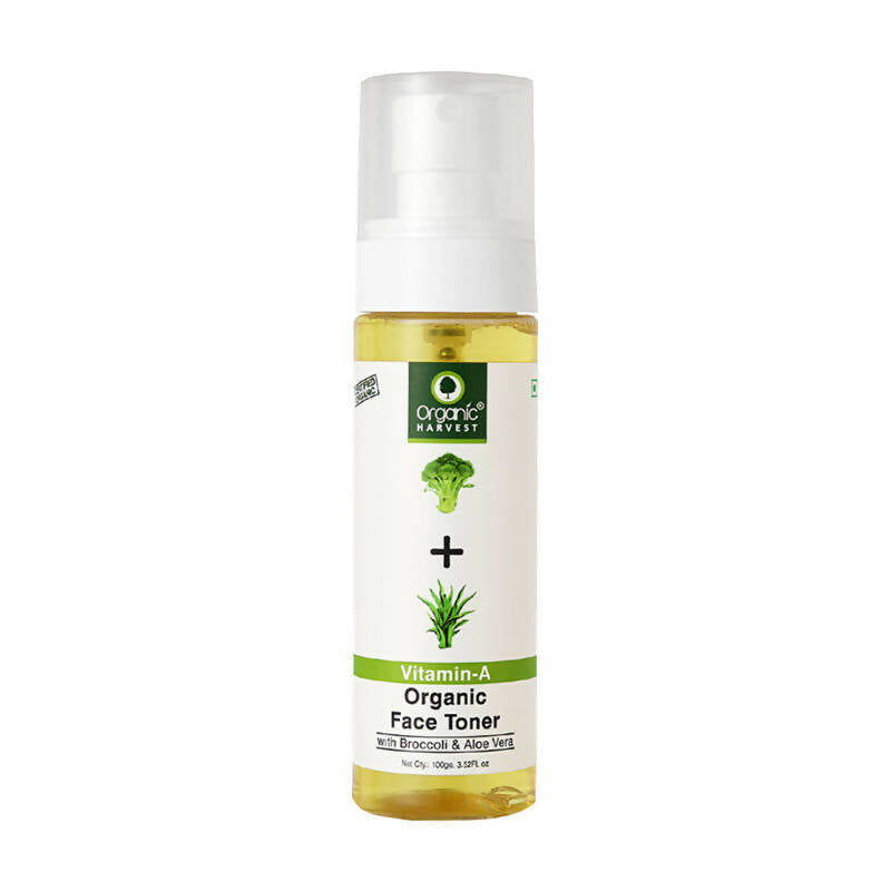 Organic Harvest Vitamin A Organic Face Toner with Broccoli & Aloe Vera
