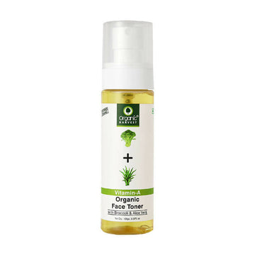 Organic Harvest Vitamin A Organic Face Toner with Broccoli & Aloe Vera