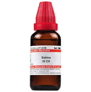 Dr. Willmar Schwabe India Sabina Dilution