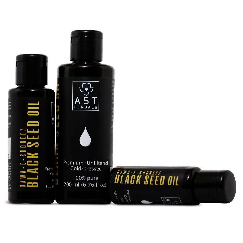 AST Herbals Pure Black Seed Oil (Kalonji Oil) – Unfiltered & Unrefined