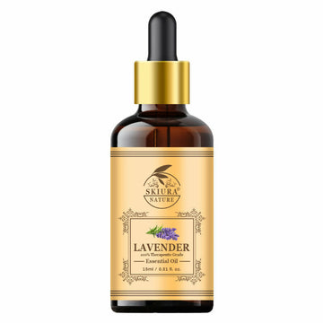 Skiura Nature 100% Natural Lavender Essential Oil For Hair, Skin & Aroma