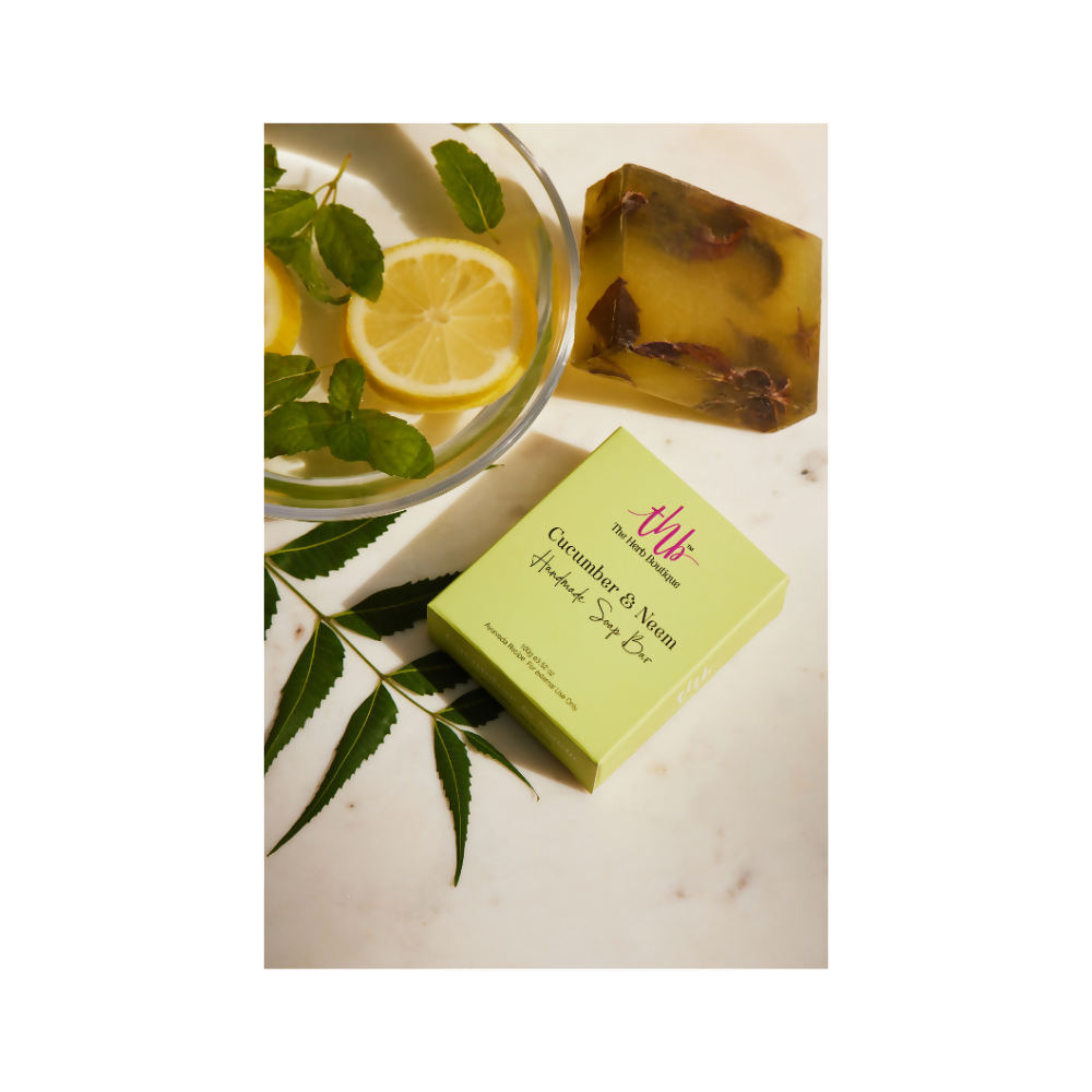 The Herb Boutique Cucumber And Neem Glycerine Soap Bar