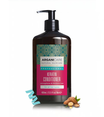 ARGANICARE Hair Strengthening Keratin Conditioner for Dry & Curly Hair