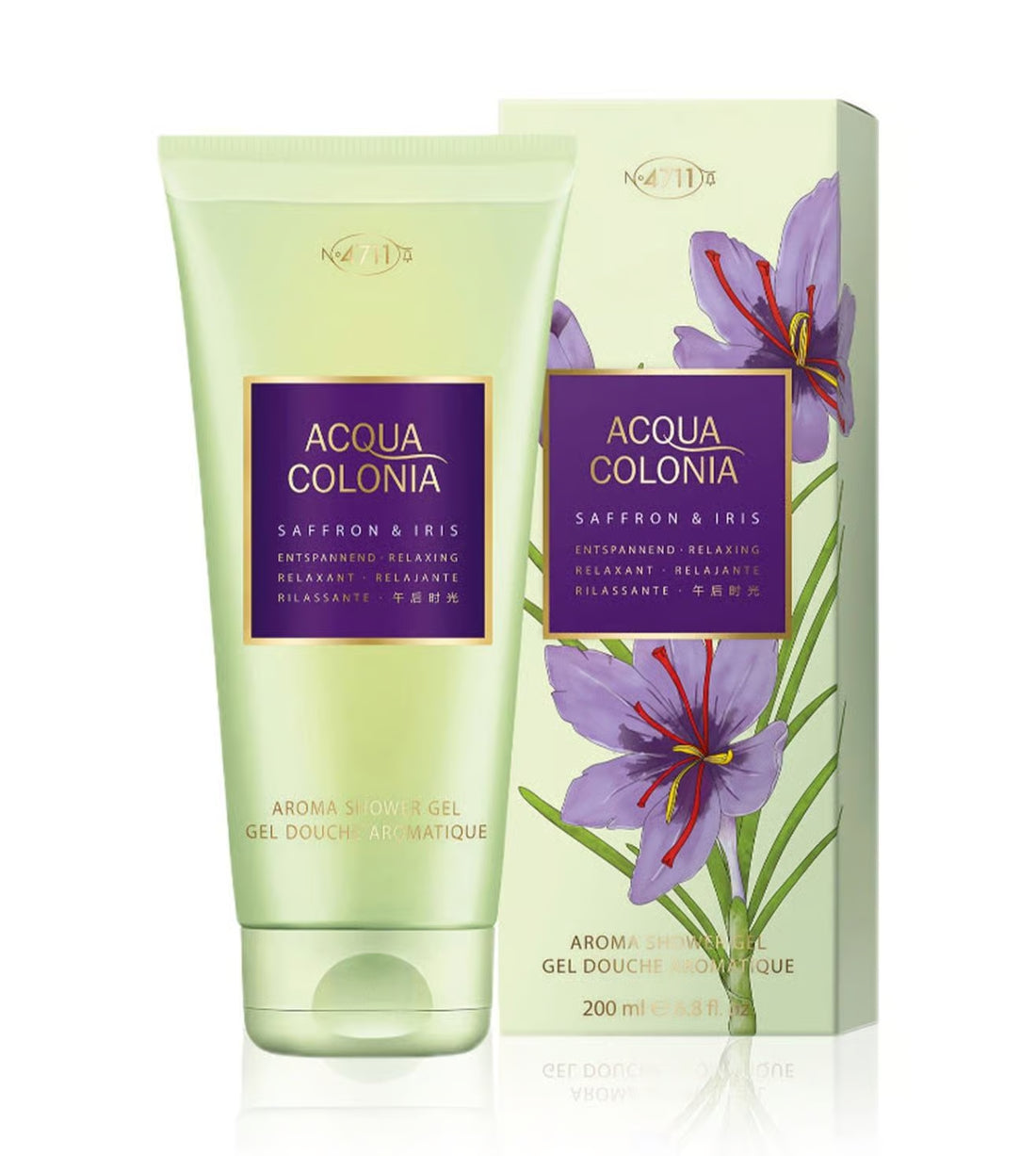 4711 Acqua Colonia Relaxing Saffron & Iris Shower Gel