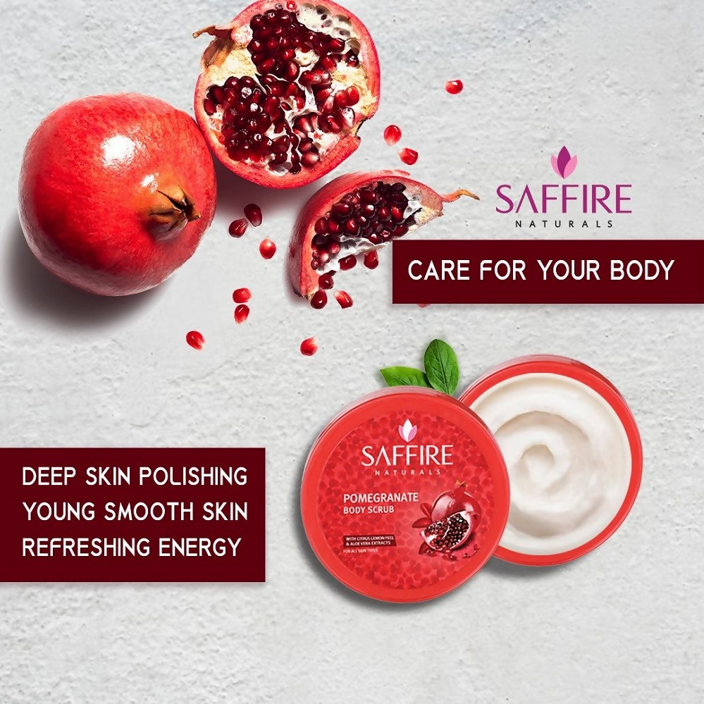Saffire Naturals Pomegranate Body Scrub