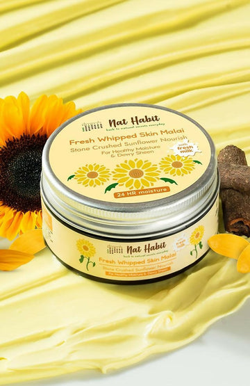Nat Habit Stone Crushed Sunflower Nourish Fresh Whipped Skin Malai