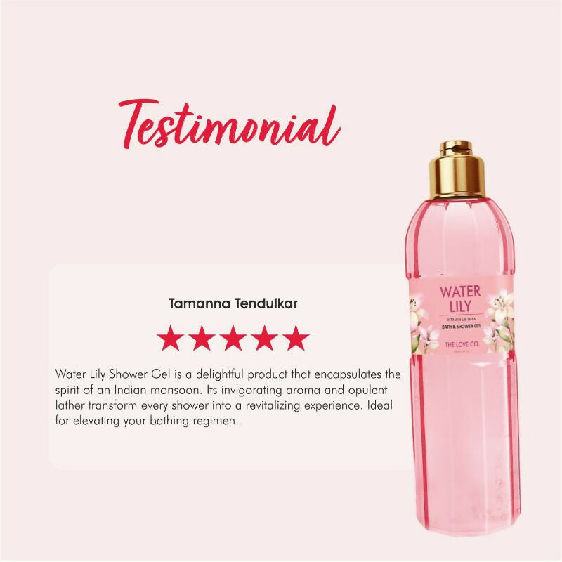The Love Co. Water Lily - Vitamin E & Shea Bath & Shower Gel