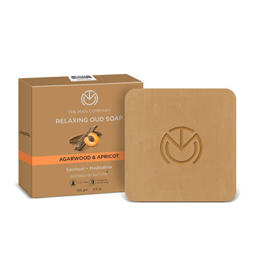 The Man Company Relaxing Oud Soap - Agarwood & Apricot